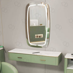 Beauty Salon Mirror Green - Salon & spa furniture - Dayjour