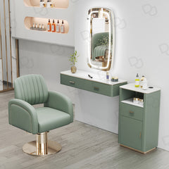 Beauty Salon Mirror Green - Salon & spa furniture - Dayjour