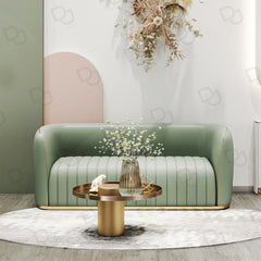 Reception Salon Sofa Set (Green) - salon & spa furniture - Dayjour