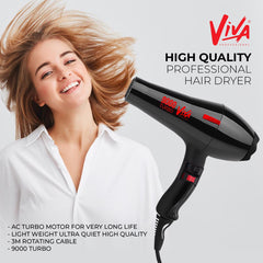 Viva Hair Dryer 9000 Turbo 2200W - Dayjour